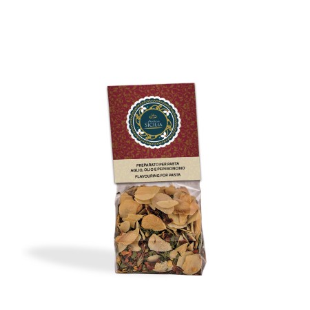 Preparato per pasta aglio, olio e peperoncino g. 50