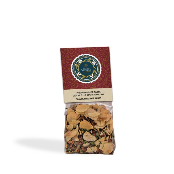 Preparato per pasta aglio, olio e peperoncino g. 50