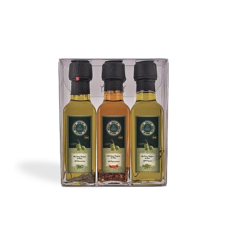 Confezione regalo tris Olio Aromatizzato Antica Sicilia