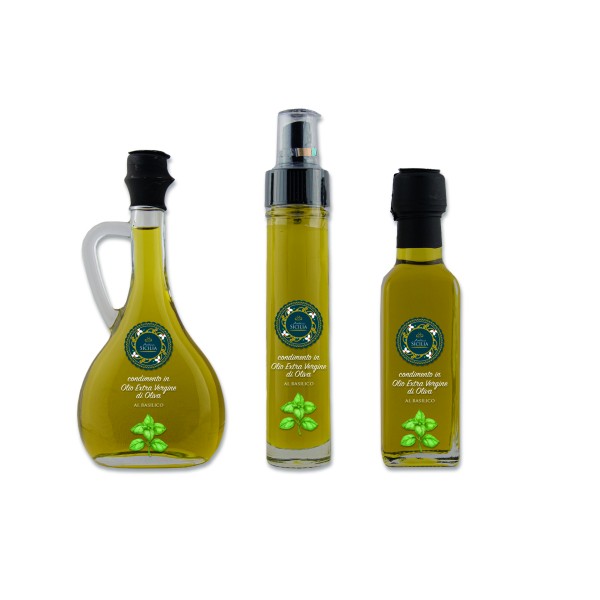 Olio aromatizzato al Basilico